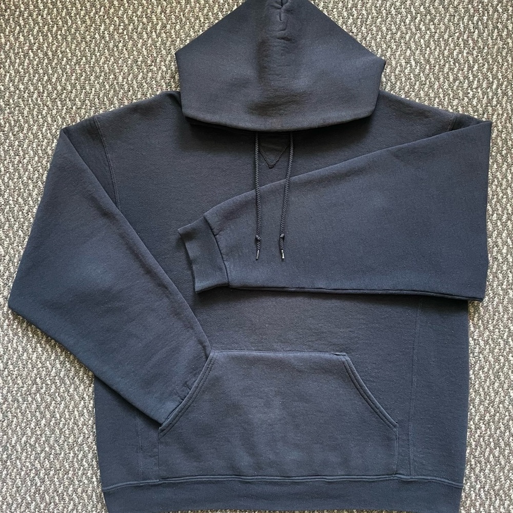 Vintage 90s Russell Athletic Black hoodie L
